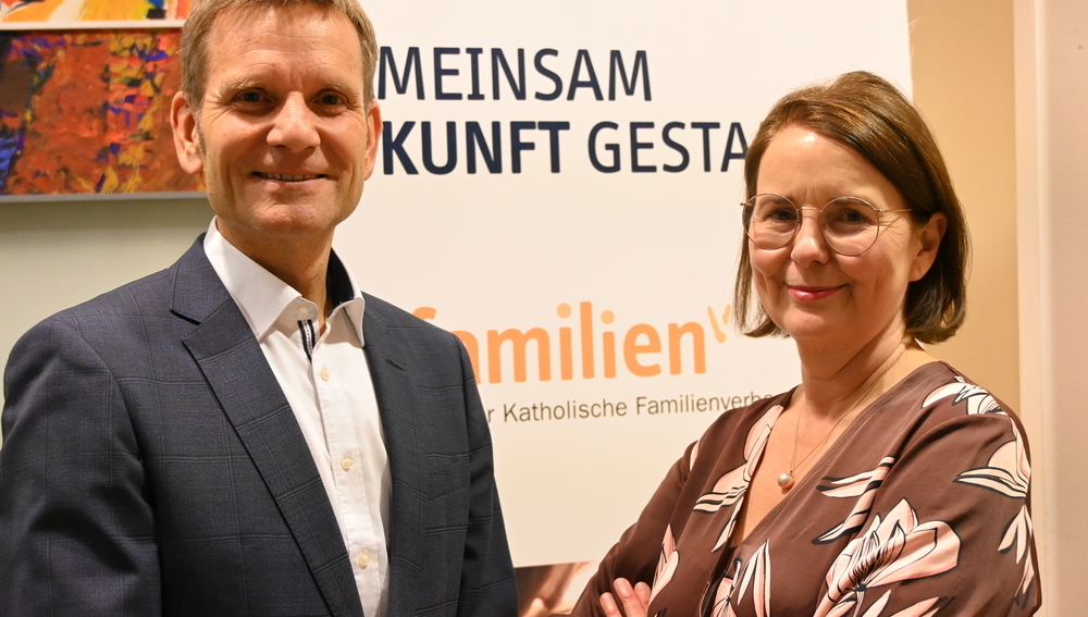 Peter Mender und Barbara Fruhwürth - Präsident und  Vizepräsidentin Katholischer Familienverband Österreichs (KFÖ)