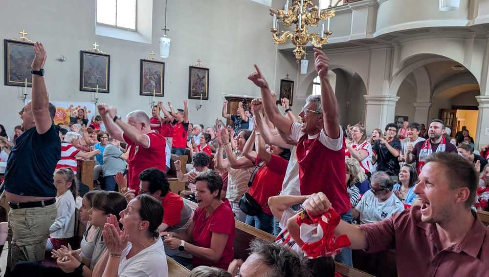 Public Viewing beim Spiel Österreich-Algerien am 28. Juni 2026