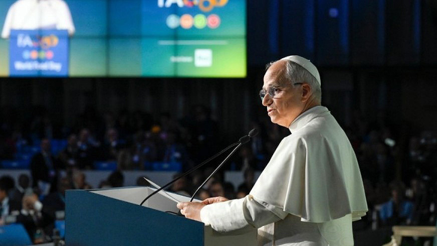 Papst Leo XIV. spricht vor Welternährungsorganisation FAO