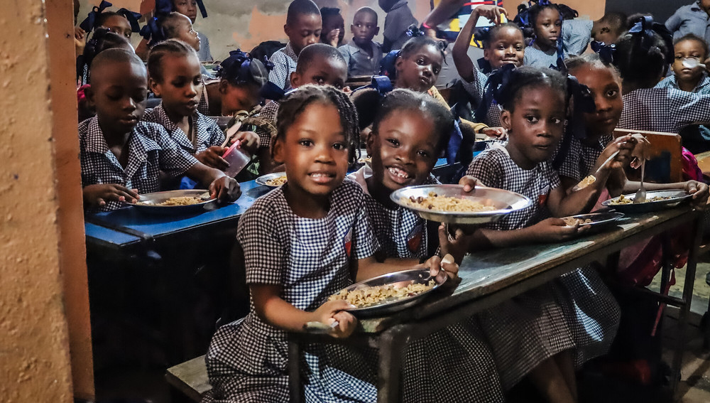 'Marys Meals'-Schulmahlzeiten in Haiti