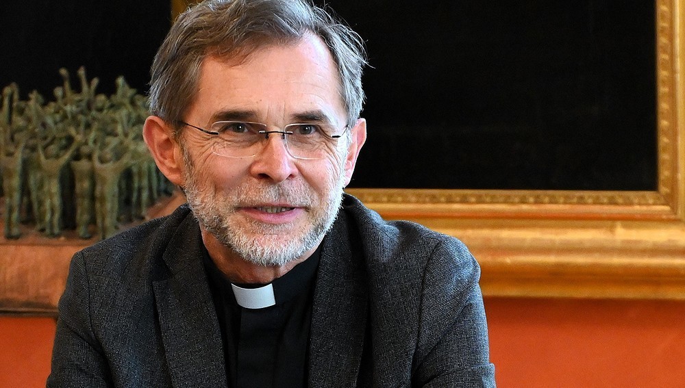 Der am 17. Oktober 2025 ernannte neue Wiener Erzbischof bei einem Pressegespräch mit Kathpress und Medien der Erzdiözese Wien