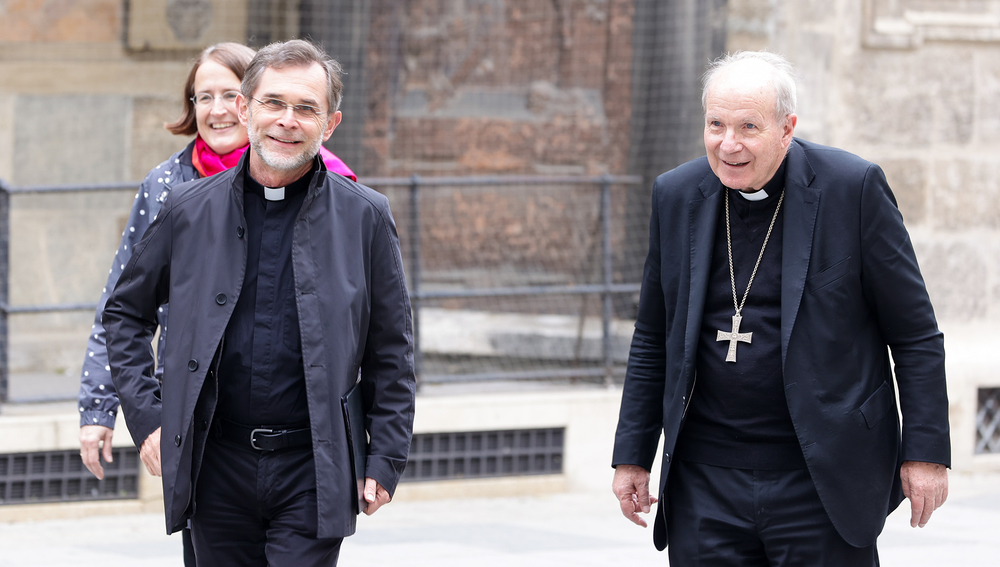 Josef Grünwidl und Kardinal Christoph Schönborn