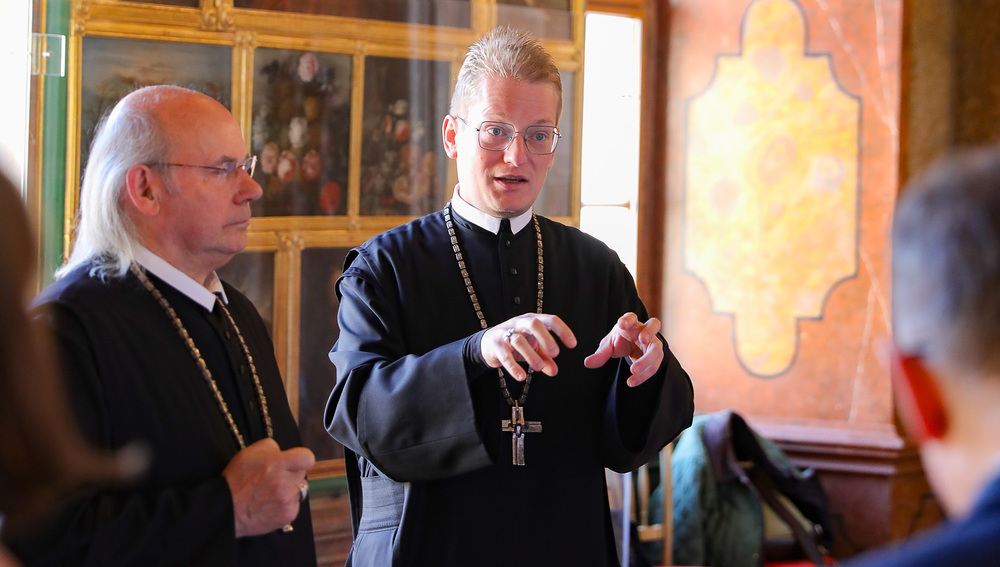 Abt em. Georg Wilfinger und Abt Ludwig Wenzl - Stift Melk