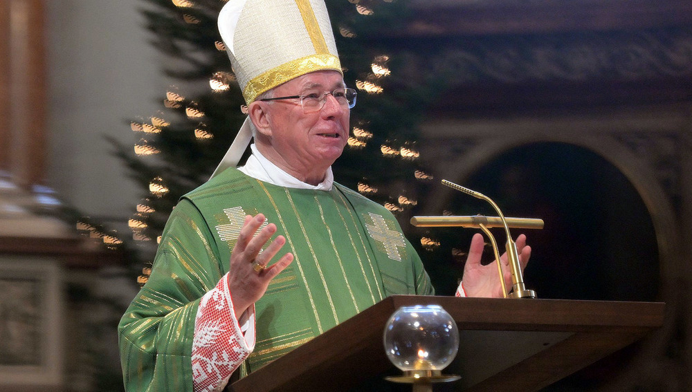 Erzbischof Franz Lackner bei Dankgottesdienst im Salzburger Dom am 14.1.2024