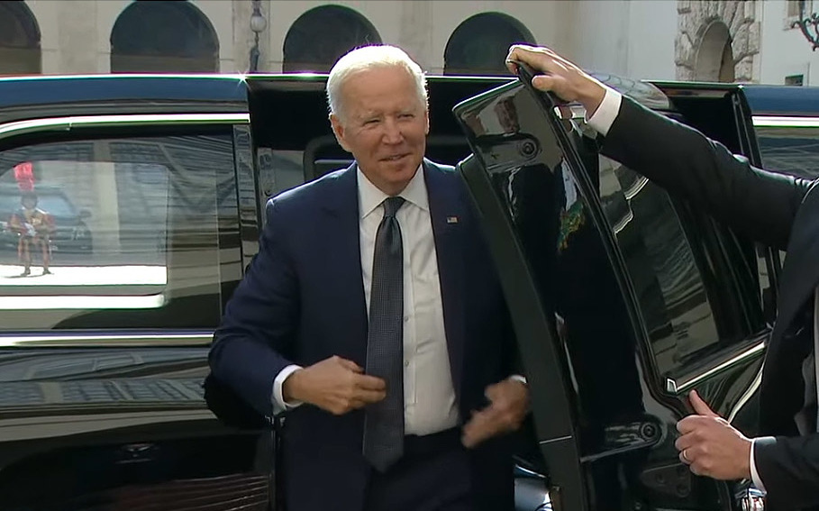 Joe Biden im Vatikan am 29. Oktober 2021