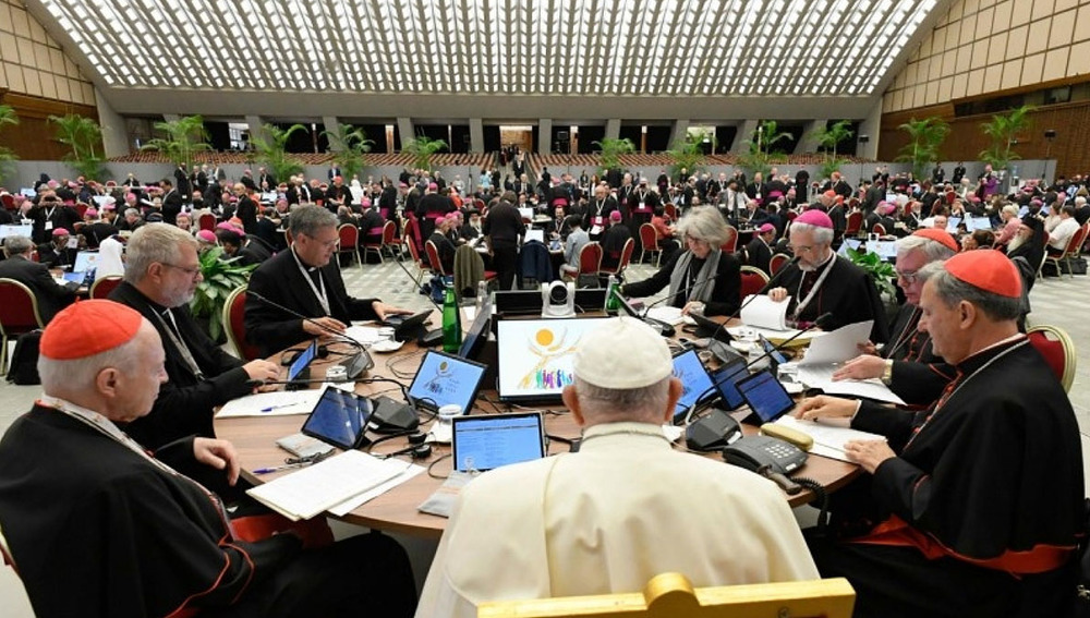 Generalversammlung der Bischofssynode mit Papst Franziskus