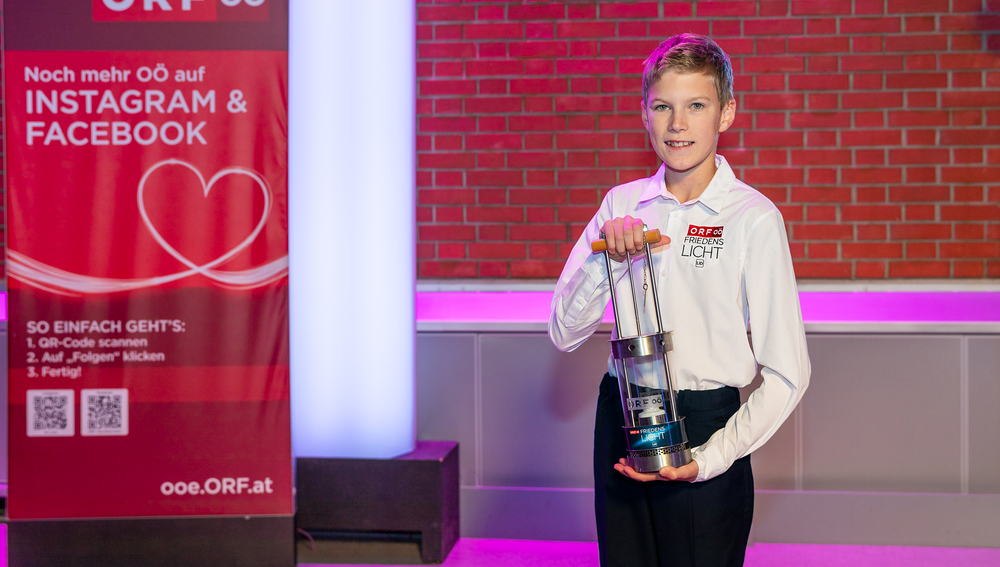 Friedenslichtkind Florian Mitter 