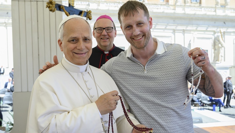 'Freeman Vienna' bei seinem Papst-Besuch