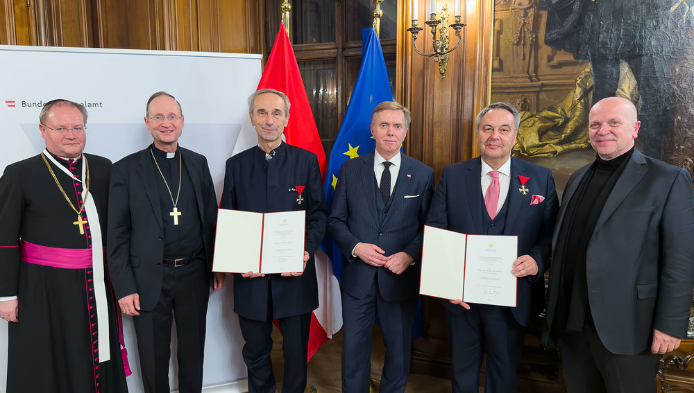 Anton Höslinger CanReg, Stephan Turnovszky, Harald Gnilsen, Christoph Bazil, Markus Zechner, Heinz Ebner (v. li.)