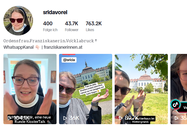 Vöcklabrucker Franziskanerin Sr. Ida Vorel