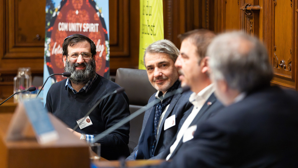 v.l.n.r. Rabbiner Yuval Katz-Wilfing, Leiter des Kultusamtes Florian Welzig, Islamwissenschfaftler Zekirija Sejdini - Universität Wien, Religionswissenschafter Prof. Markus Ladstätter - PPH Augustinum