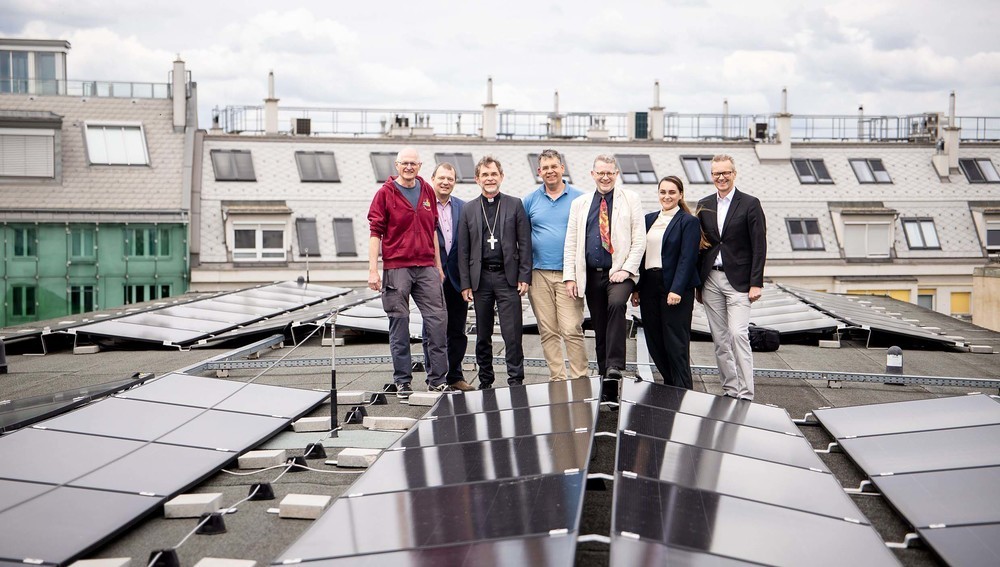 Photovoltaikanlage auf dem Kirchendach St. Florian