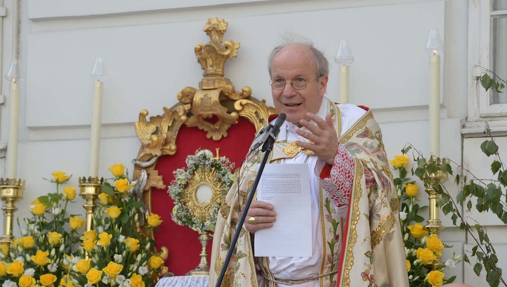 Fronleichnamsprozession; Kardinal Christoph Sch