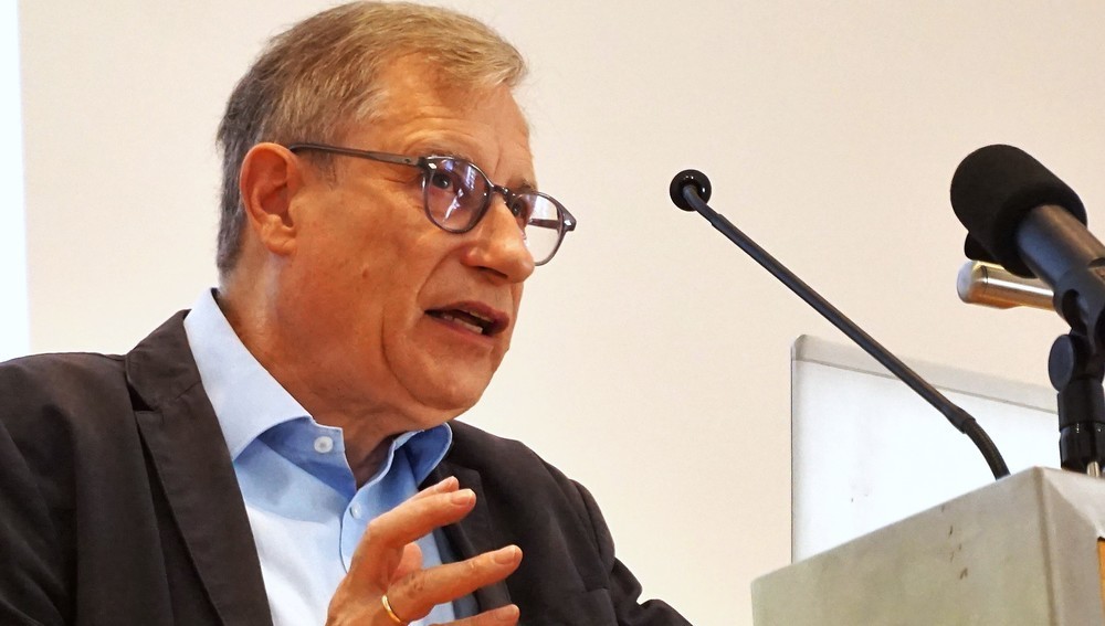 Religionssoziologe an der Universität Münster - Foto von einem Vortrag zum Auftakt der Salzburger Hochschulwochen am 1. August 2022